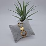 Bracelet Élégant Doré "Cercle Contemporain"